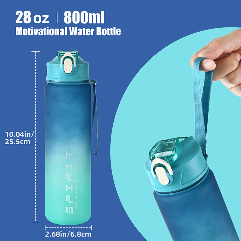 1PCS Hot Sale 750ML Sports Wat - Smart Water Bottle Tracker review and price