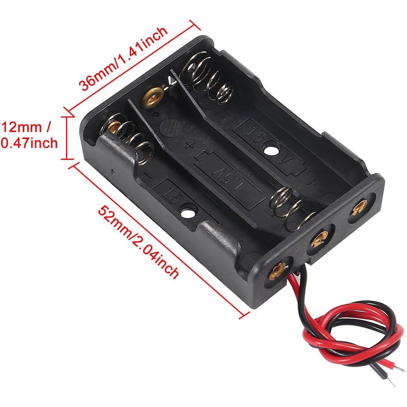 10pcs AAA Battery Holder 3X 1. - Unique Electronics Gadgets review and price