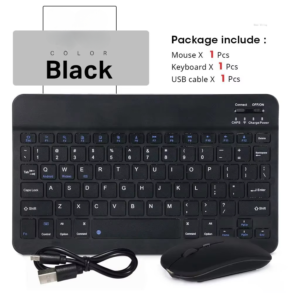 Hebrew Bluetooth Keyboard 10in - Wireless Keyboard Mini review and price